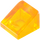 LEGO Transparent Orange Sklon 1 x 1 (31°) (50746 / 54200)