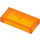 LEGO Transparent Orange Dlaždice 1 x 2 s Groove (3069 / 30070)