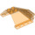 LEGO Transparent Orange Čelní sklo 6 x 6 x 2 (35331 / 87606)