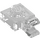 LEGO Transparentní Deska 1 x 1 s Horizontální klip (Tlustý otevřený &#039;O&#039; klip) (52738 / 61252)