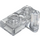 LEGO Transparent Deska 1 x 2 s Hák (5 mm horizontální rameno) (43876 / 88072)
