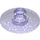 LEGO Transparent Purple Glitter Dish 2 x 2 (30063 / 35395)