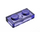 LEGO Transparent Purple Deska 1 x 2 (3023 / 28653)