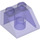 LEGO Transparent Purple Sklon 2 x 2 (45°) (3039 / 6227)