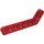 LEGO Transparent Red nosník Ohnutý 53 stupně, 3 a 7 dírami (32271 / 42160)