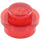 LEGO Transparent Red Deska 1 x 1 Kulatá (6141 / 30057)