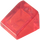 LEGO Transparent Red Sklon 1 x 1 (31°) (50746 / 54200)
