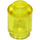 LEGO Transparent Yellow Kostka 1 x 1 Kulatá s Open Stud (3062 / 30068)
