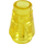 LEGO Transparent Yellow Kužel 1 x 1 s horní drážkou (28701 / 59900)