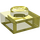 LEGO Transparent Yellow Deska 1 x 1 (3024 / 30008)