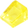 LEGO Transparent Yellow Sklon 1 x 1 (31°) (50746 / 54200)