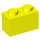 LEGO Vibrant Yellow Kostka 1 x 2 se spodní trubkou (3004 / 93792)