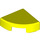 LEGO Vibrant Yellow Dlaždice 1 x 1 Čtvrtletí Kruh (25269 / 84411)