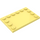 LEGO Vibrant Yellow Dlaždice 4 x 6 s Study na 3 Edges (6180)