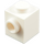 LEGO White Kostka 1 x 1 s Stud na Jeden Postranní (87087)