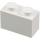 LEGO White Kostka 1 x 2 se spodní trubkou (3004 / 93792)