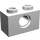 LEGO White Kostka 1 x 2 s otvorem (3700)