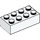 LEGO White Kostka 2 x 4 (3001 / 72841)