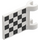 LEGO Bílá Vlajka 2 x 2 s Chequered bez rozšířeného okraje (67116 / 100961)