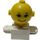 LEGO Bílá Homemaker Figure with Yellow Head