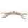 LEGO White Minifig Mechanické Ohnutý Paže (30377 / 49754)