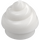 LEGO Bílá Deska 1 x 1 Kolo Swirl (3441 / 53119)