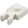LEGO White Deska 1 x 1 s Vertikální Klip (Tlustý klip &quot;U&quot;) (4085 / 60897)