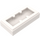 LEGO White Deska 1 x 2 s 1 Stud (s drážkou a držákem spodního čepu) (15573)