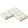 LEGO White Deska 4 x 4 Roh (2639)