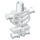 LEGO White Kostra Tělo s Rameno Rods (60115 / 78132)