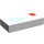 LEGO White Dlaždice 1 x 2 s Addressed Envelope s Groove (3069 / 80170)