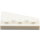 LEGO White Klín Deska 2 x 3 Křídlo Levá (43723)