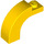 LEGO Yellow klenba 1 x 3 x 2 s Zakřivená Rohí část (6005 / 92903)