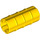 LEGO Yellow osa Konektor (Vyvýšeno s &#039;x&#039; dírou) (6538)