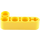LEGO Yellow nosník 2 x 4 Ohnutý 90 Degrees, 2 a 4 dírami (32140 / 42137)