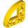 LEGO Yellow nosník 3 x 3 x 0.5 Ohnutý 90 stupně Čtvrtletí Kruh (32249 / 65125)
