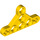 LEGO Yellow nosník 3 x 5 x 0.5 Triangle Tenký Typ 2 (65193 / 99773)