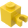 LEGO Yellow Kostka 1 x 1 s Vertikální Klip (&quot;U&quot; klip, pevný kolík) (30241 / 60475)