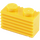 LEGO Yellow Kostka 1 x 2 s Mřížka (2877)