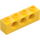 LEGO Žlutá Kostka 1 x 4 s otvory (3701)