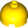 LEGO Yellow Kostka 2 x 2 Kulatá s Dome Horní (dutý čep, držák nápravy) (3262 / 30367)