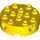 LEGO Yellow Kostka 4 x 4 Kulatá s dírami (6222)