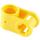 LEGO Yellow Přejít Blok 90° 1 x 2 (osa/Kolík) (6536 / 40146)