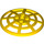 LEGO Yellow Dish 6 x 6 Webbed (Čtvercový držák pod) (4285 / 30234)