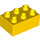 LEGO Yellow Duplo Kostka 2 x 3 (87084)