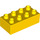LEGO Yellow Duplo Kostka 2 x 4 (3011 / 31459)