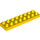 LEGO Yellow Duplo Deska 2 x 8 (44524)