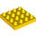 LEGO Yellow Duplo Deska 4 x 4 (14721)