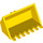LEGO Yellow Excavator Kbelík 6 x 3 s Click Závěs 2-Finger (21709 / 30394)