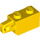 LEGO Yellow Závěs Kostka 1 x 2 Zamykání s Single Finger (Vertikální) na Konec (30364 / 51478)